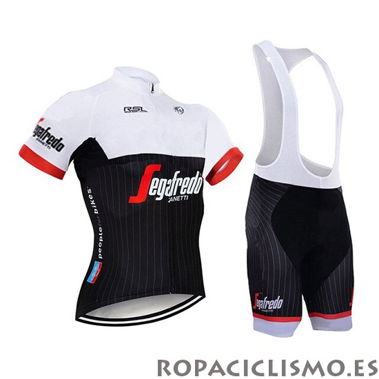 2020 Maillot Segafredo Zanetti Tirantes Mangas Cortas Blanco Negro